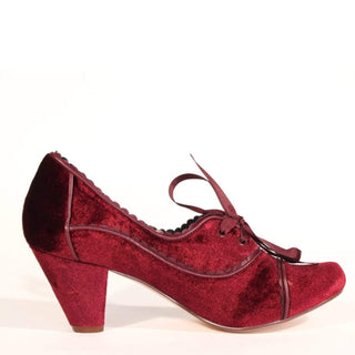 Madison Velvet Retro Heels - Glamourous Grace