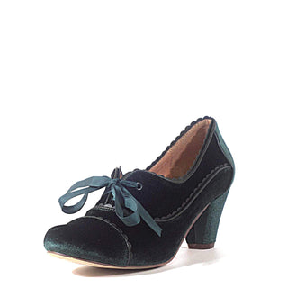Madison Velvet Retro Heels - Glamourous Grace