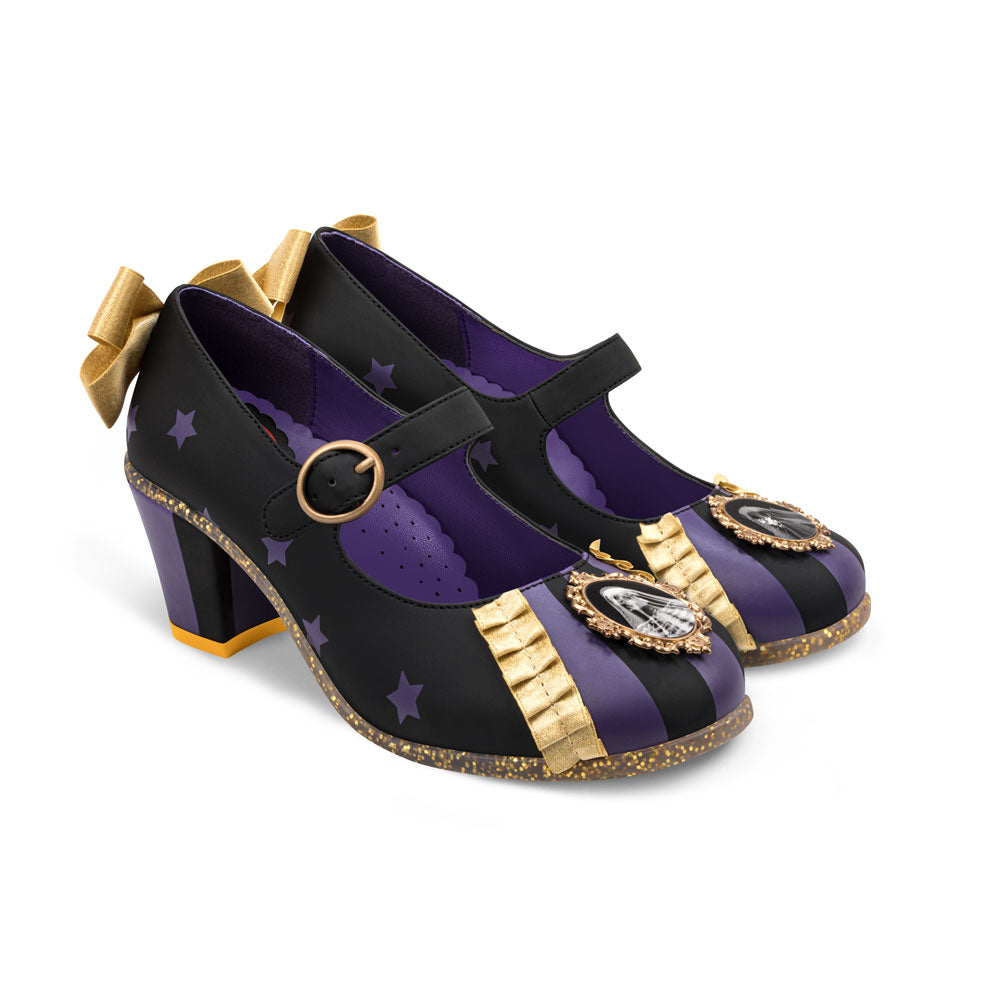 Magic Mirror Women's Mary Jane Mid Heels - Glamourous Grace