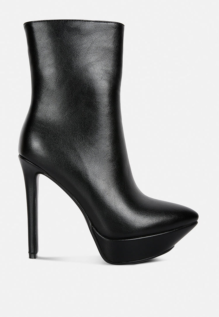 Magna Platform Heels Ankle Boot - Glamourous Grace