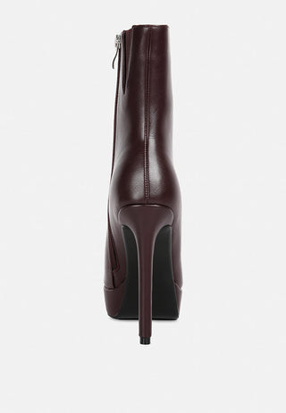 Magna Platform Heels Ankle Boot