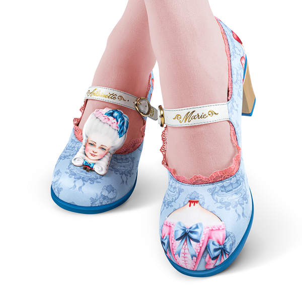 Chocolaticas® Mid Heels Marie Antoinette 3 Women's Mary Jane Pump - Glamourous Grace