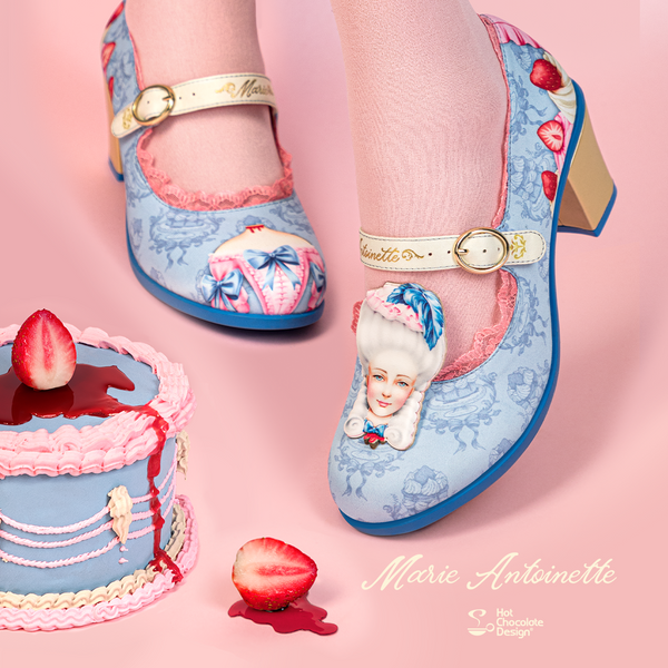 Chocolaticas® Mid Heels Marie Antoinette 3 Women's Mary Jane Pump - Glamourous Grace
