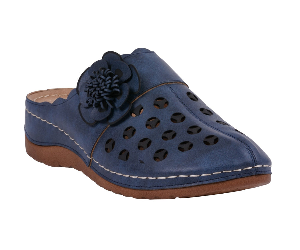 Women's Marisol Navy Flat - Glamourous Grace