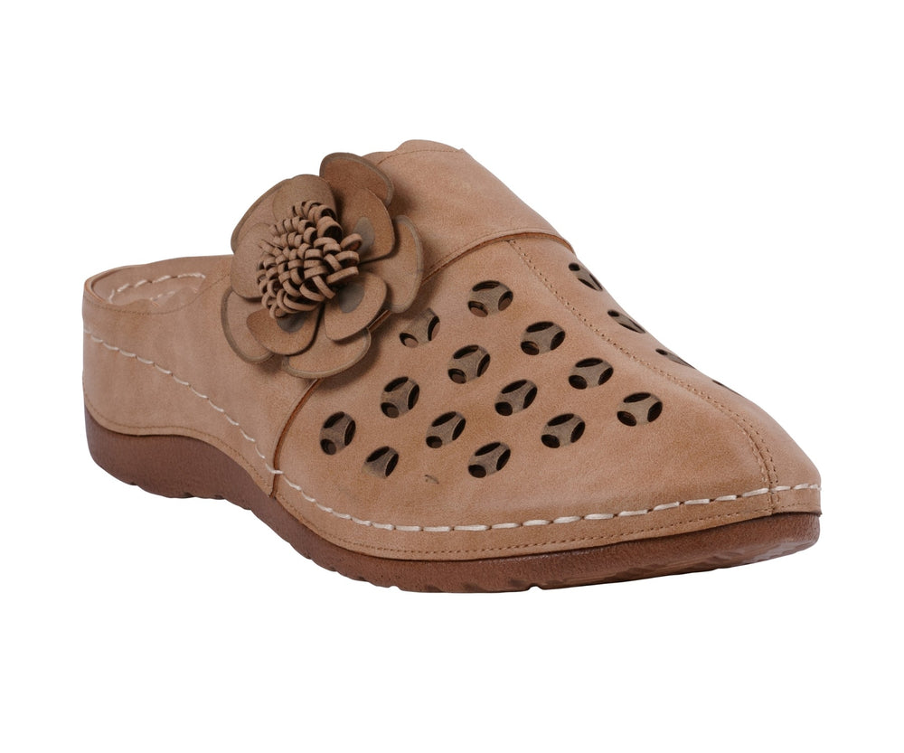 Women's Marisol Tan Flat - Glamourous Grace