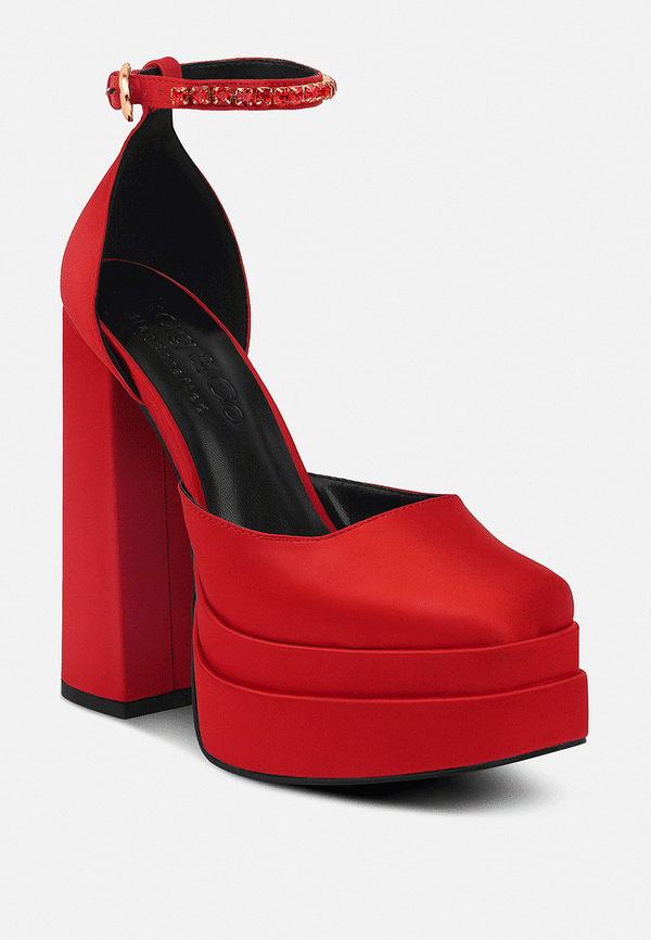 Martini Sky High Platform Sandals - Glamourous Grace