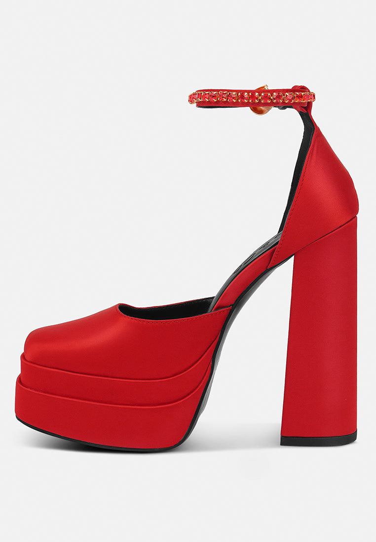 Martini Sky High Platform Sandals - Glamourous Grace