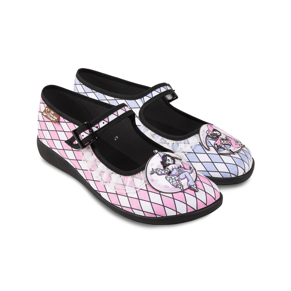 Masquerade Women's Mary Jane Flats - Glamourous Grace