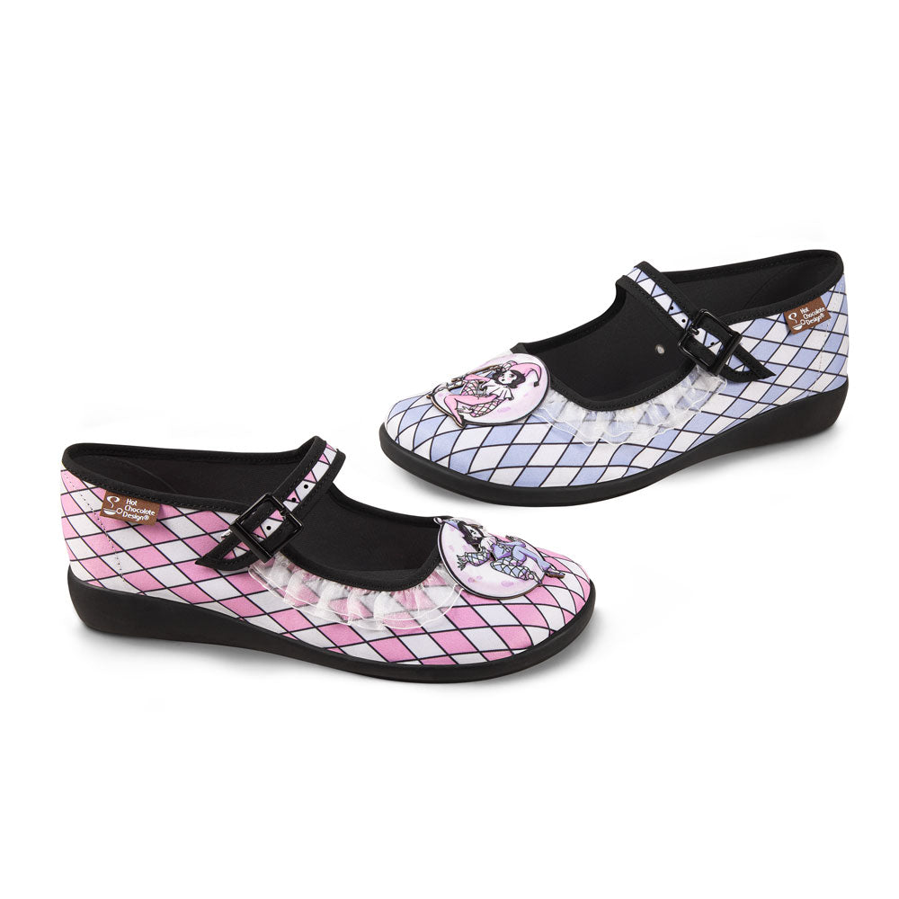 Masquerade Women's Mary Jane Flats - Glamourous Grace