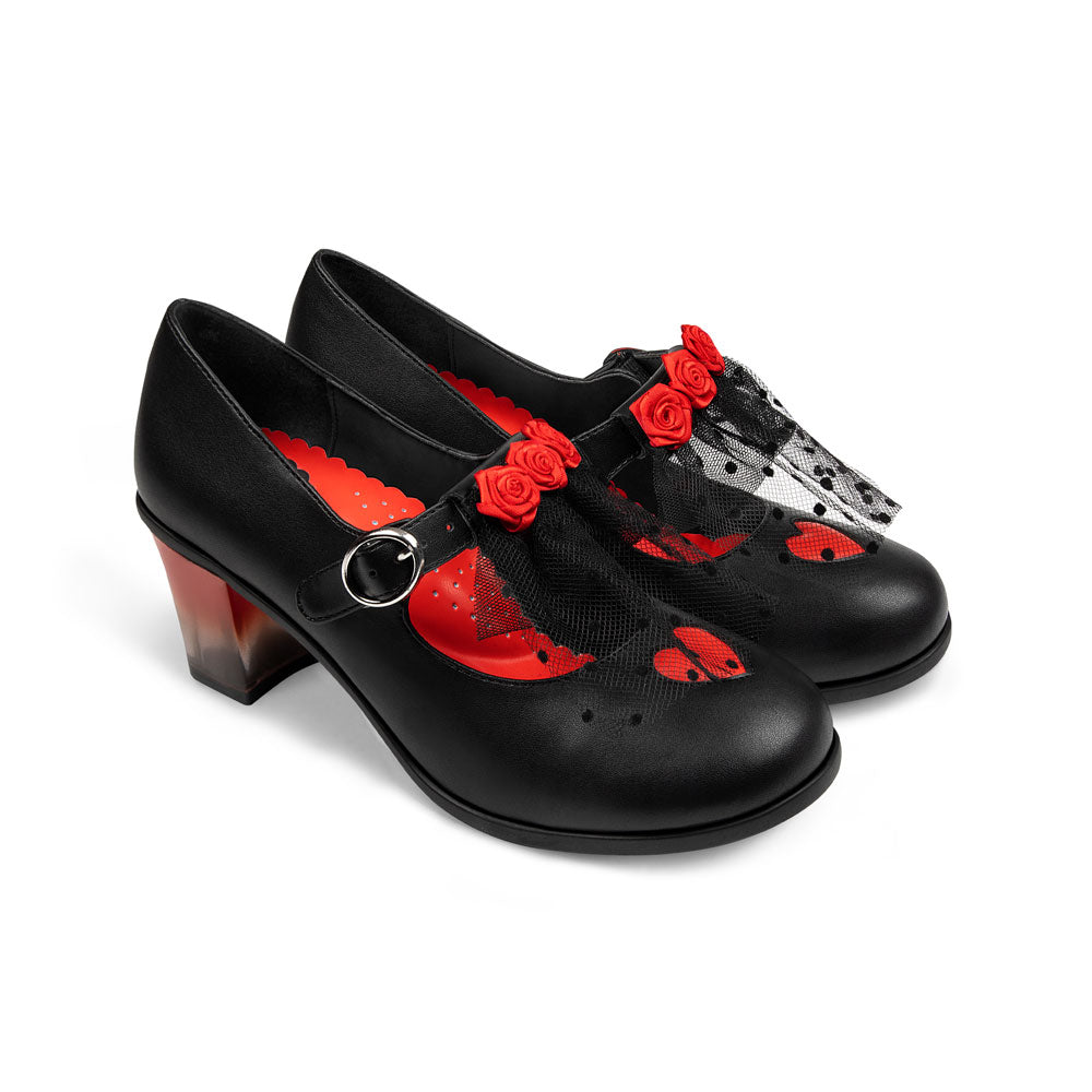 Melancholy Women's Mary Jane Mid Heels - Glamourous Grace