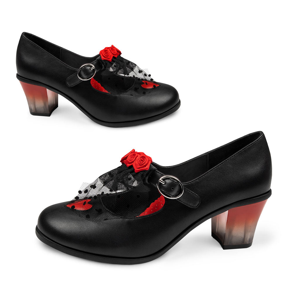 Melancholy Women's Mary Jane Mid Heels - Glamourous Grace
