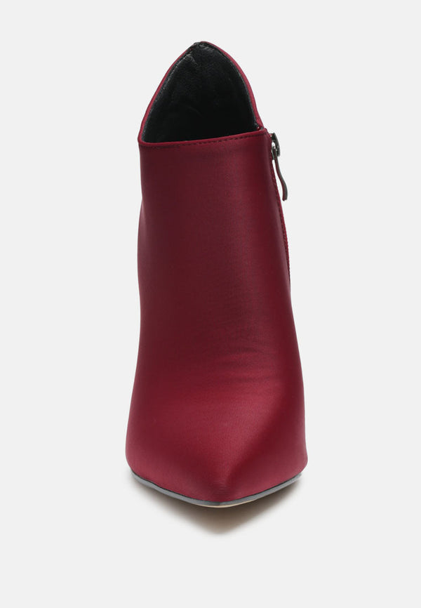 Melba Pointed Toe Stiletto Boot - Glamourous Grace