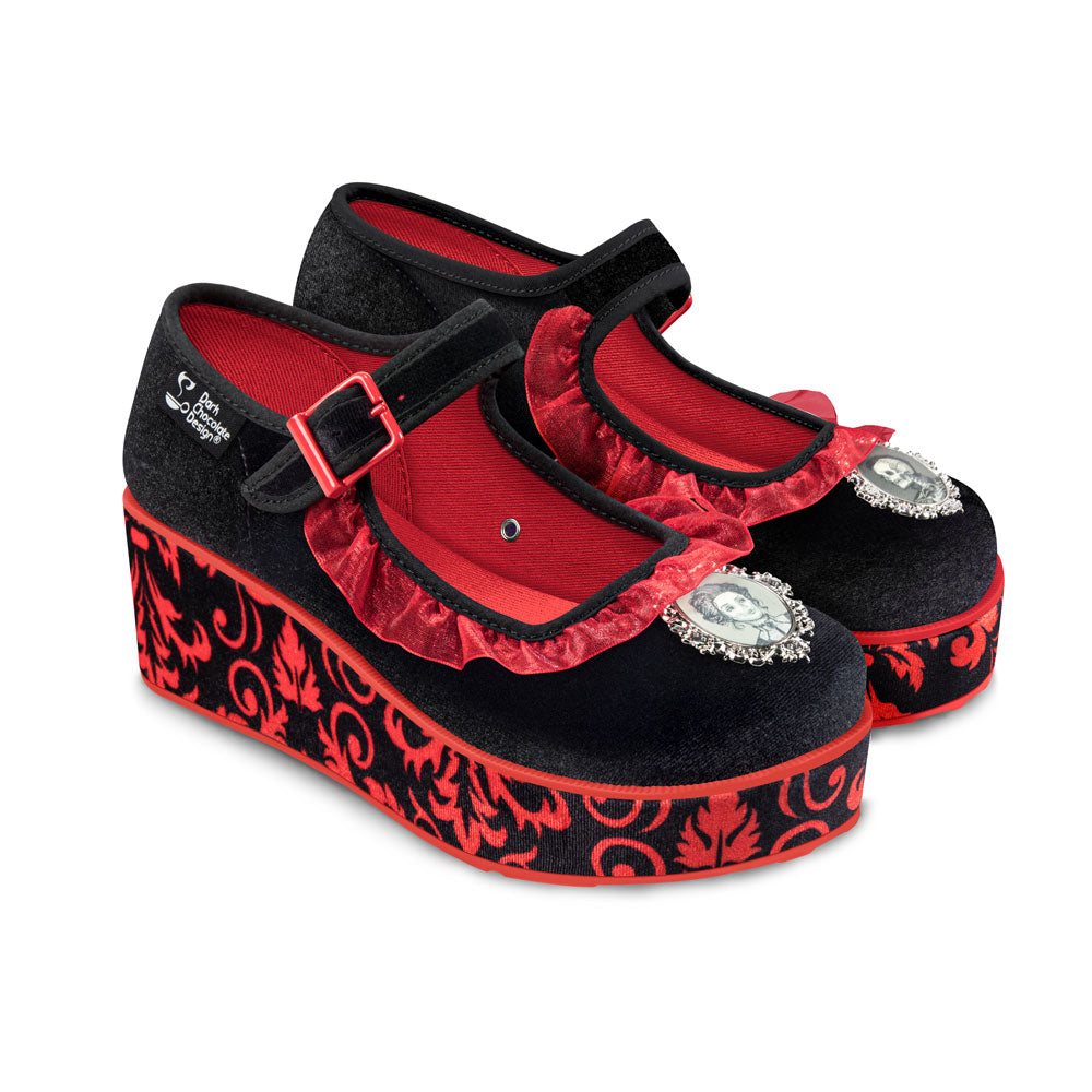 Memento Mori Women's Mary Jane Platforms - Glamourous Grace
