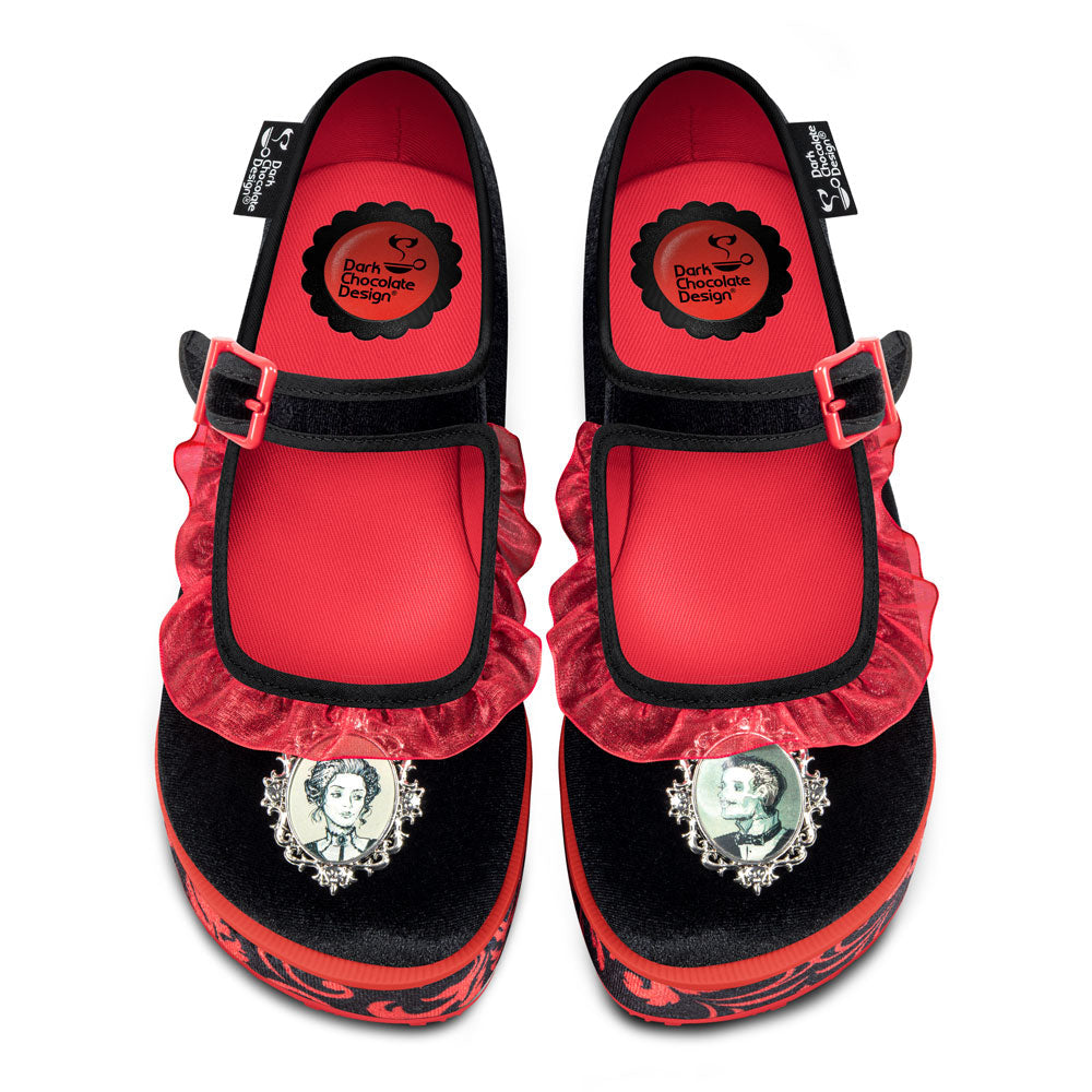 Memento Mori Women's Mary Jane Platforms - Glamourous Grace