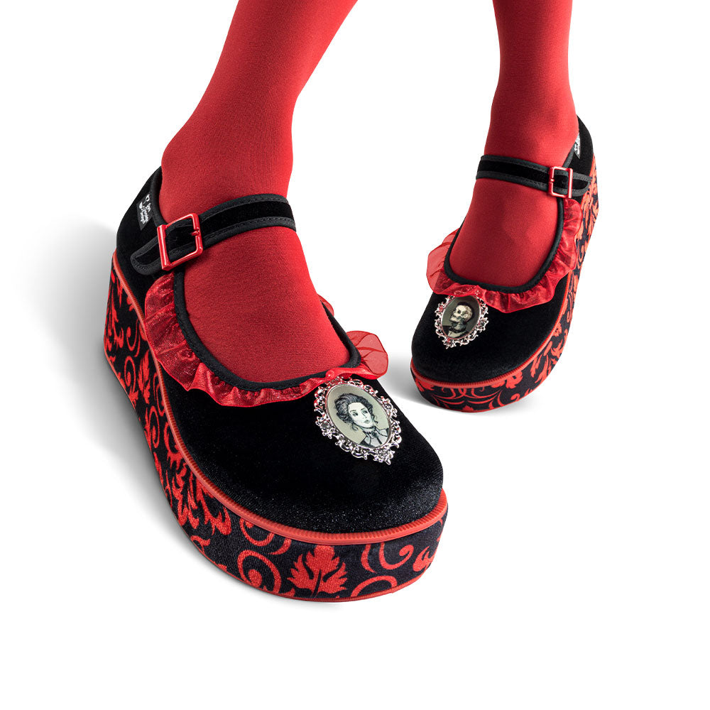 Memento Mori Women's Mary Jane Platforms - Glamourous Grace