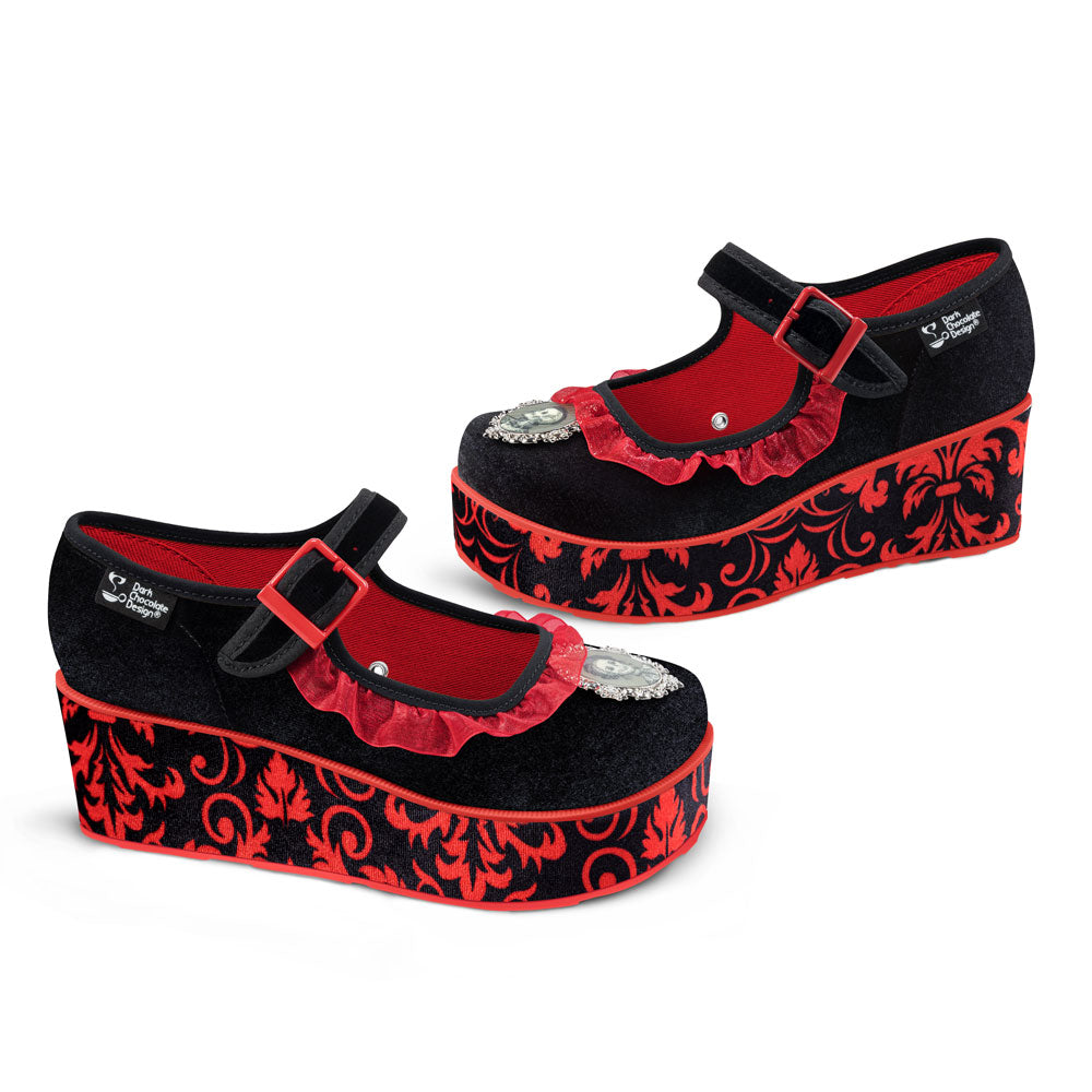 Memento Mori Women's Mary Jane Platforms - Glamourous Grace