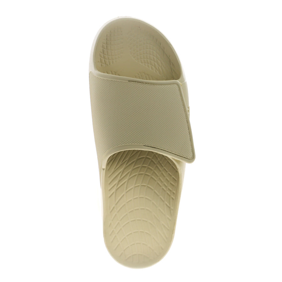 Sovella Active Recovery Sandals Men's PF Velcro Slide Bone - Glamourous Grace