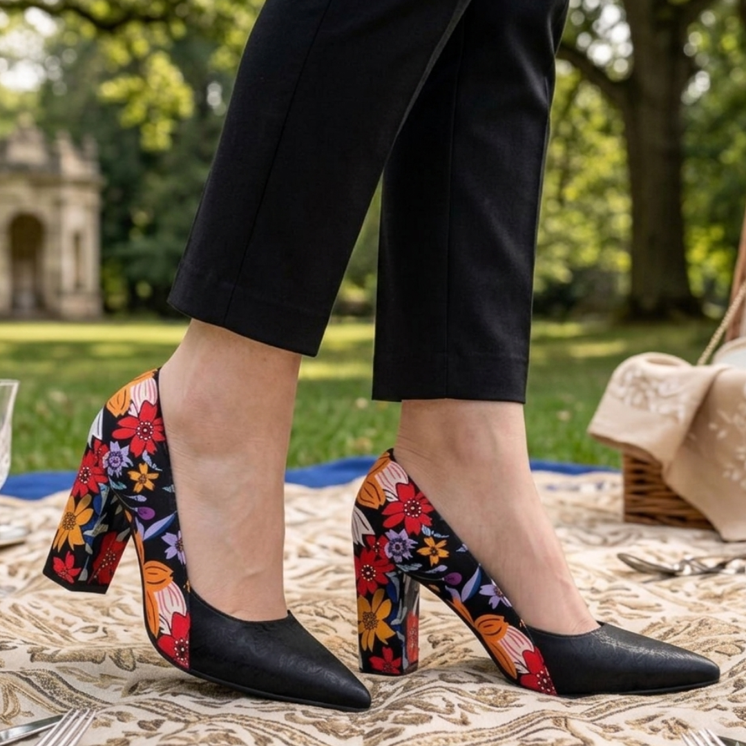 Florence - Block Heels - Glamourous Grace