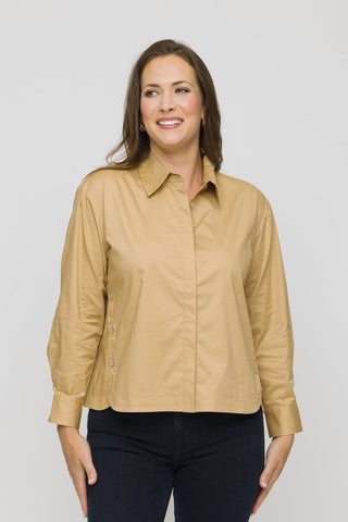 25" Shirt with Button Sides