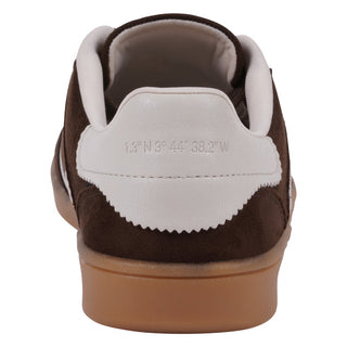 Women's Milan Burgundy Lace Up Sneaker