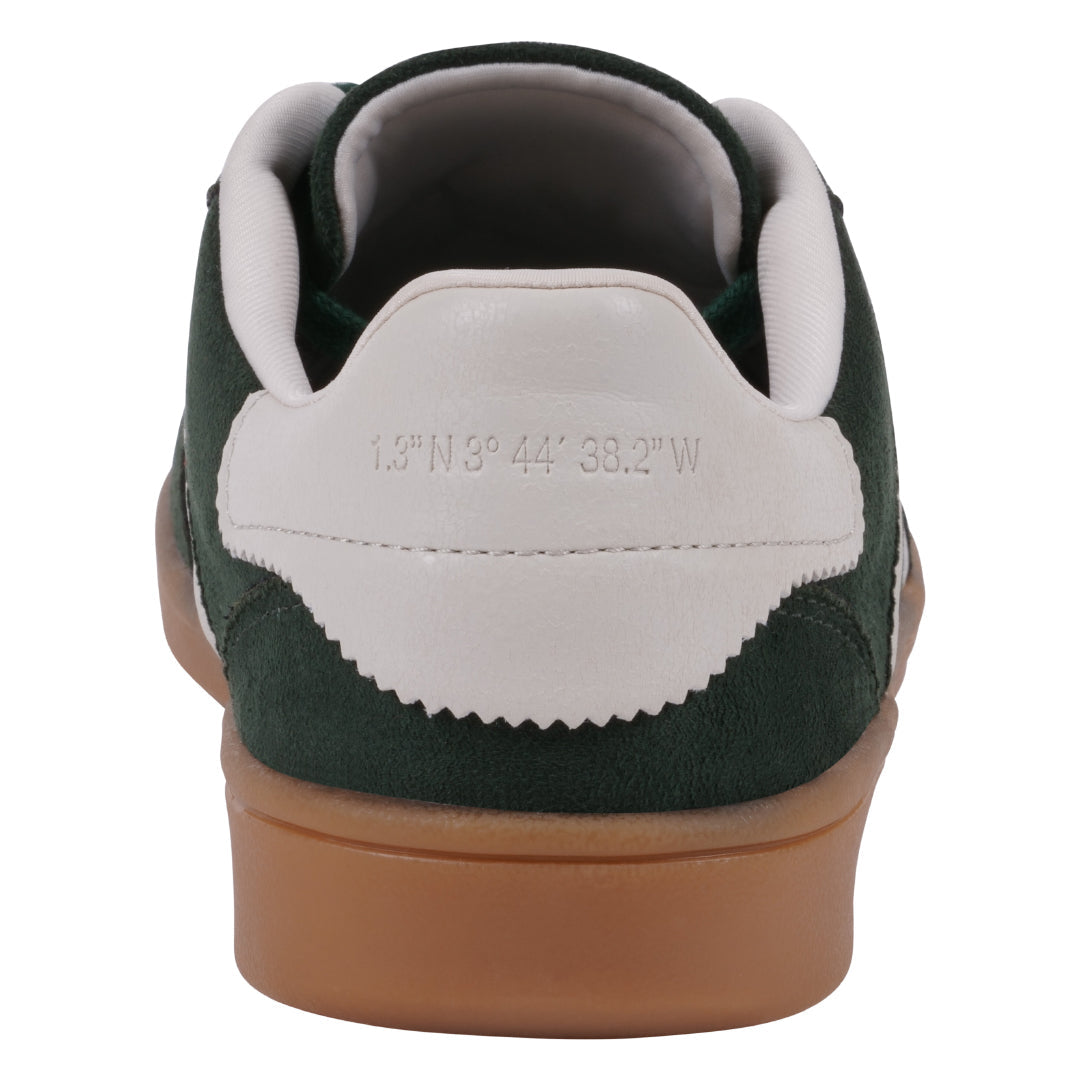 Women's Milan Green Lace Up Sneaker - Glamourous Grace