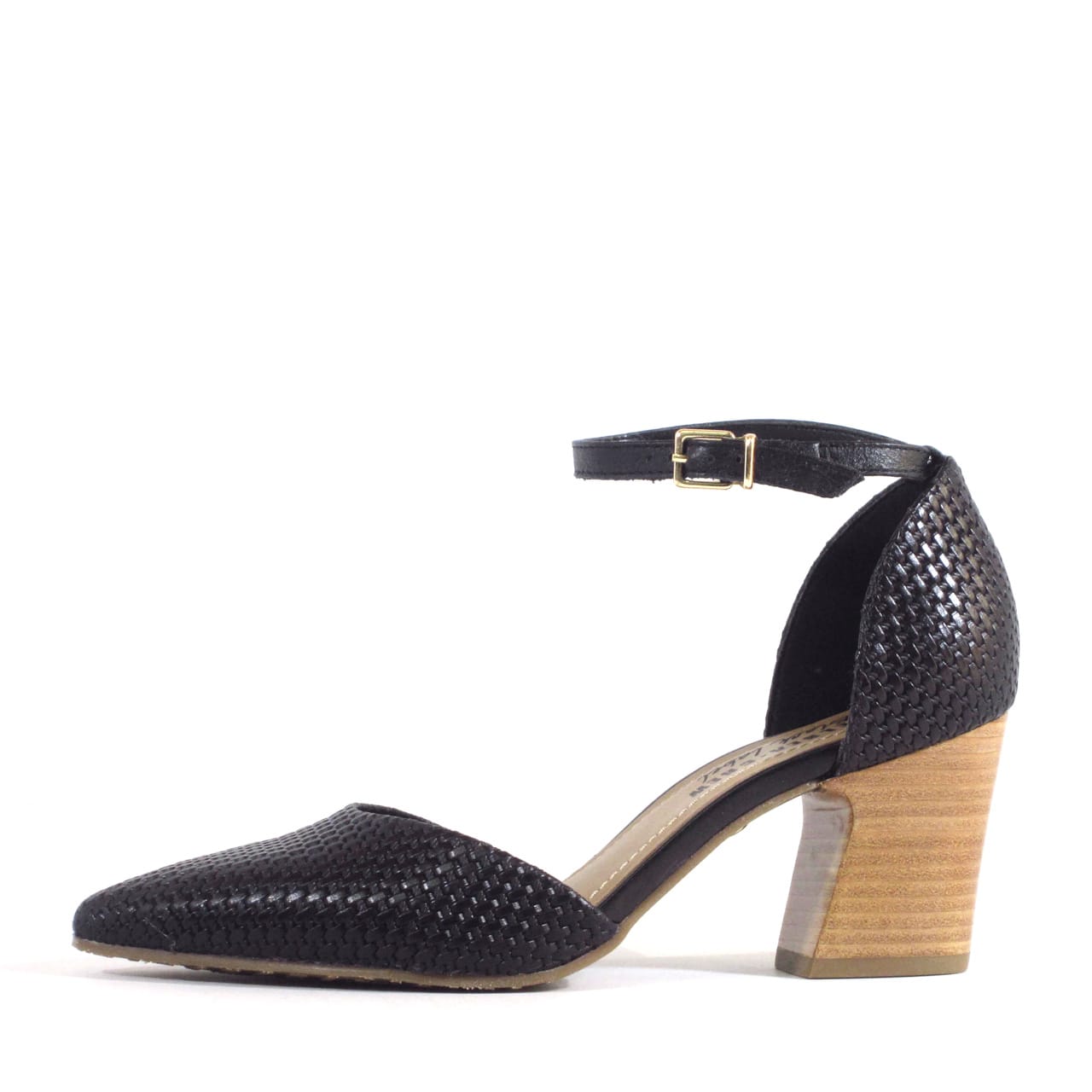 Miracle Woven Block Heeks - Glamourous Grace