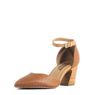 Miracle Woven Block Heeks - Glamourous Grace