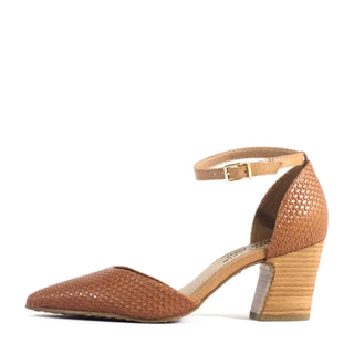 Miracle Woven Block Heeks - Glamourous Grace