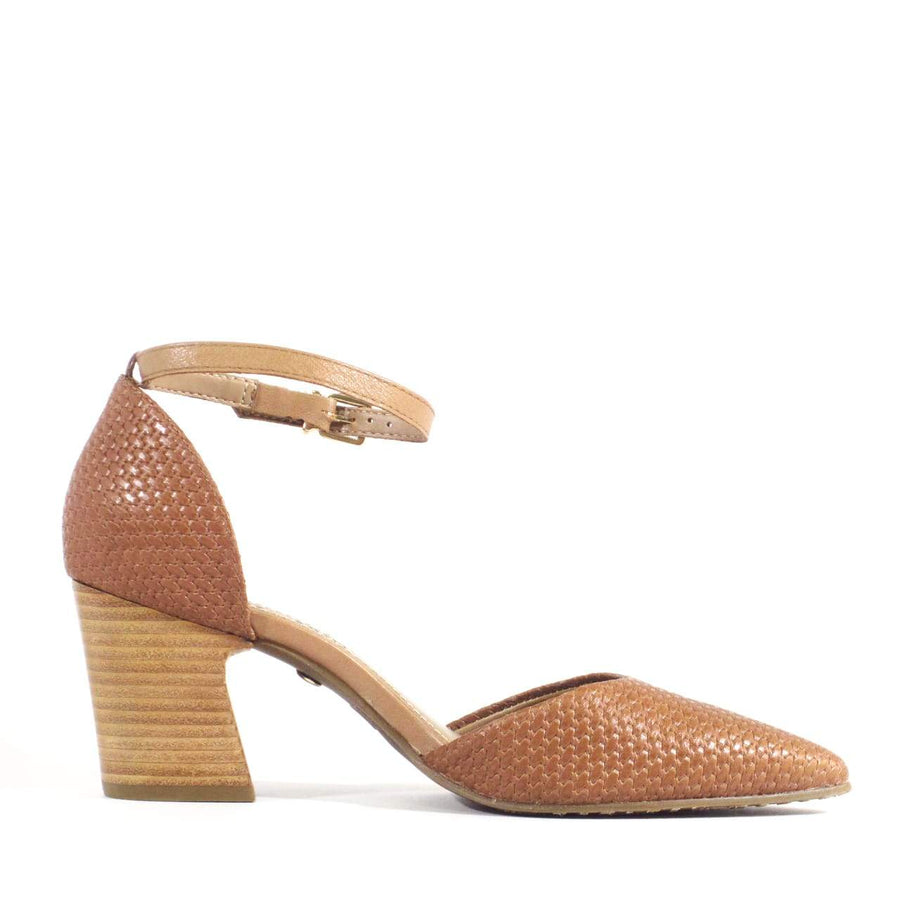 Miracle Woven Block Heeks - Glamourous Grace