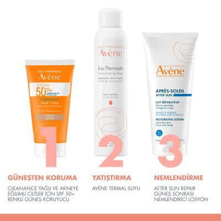 Avene Cleanance SPF 50+ Colored Sunscreen for Oily & Acne-Prone Skin - Non-Greasy, Tinted Protection - Glamourous Grace