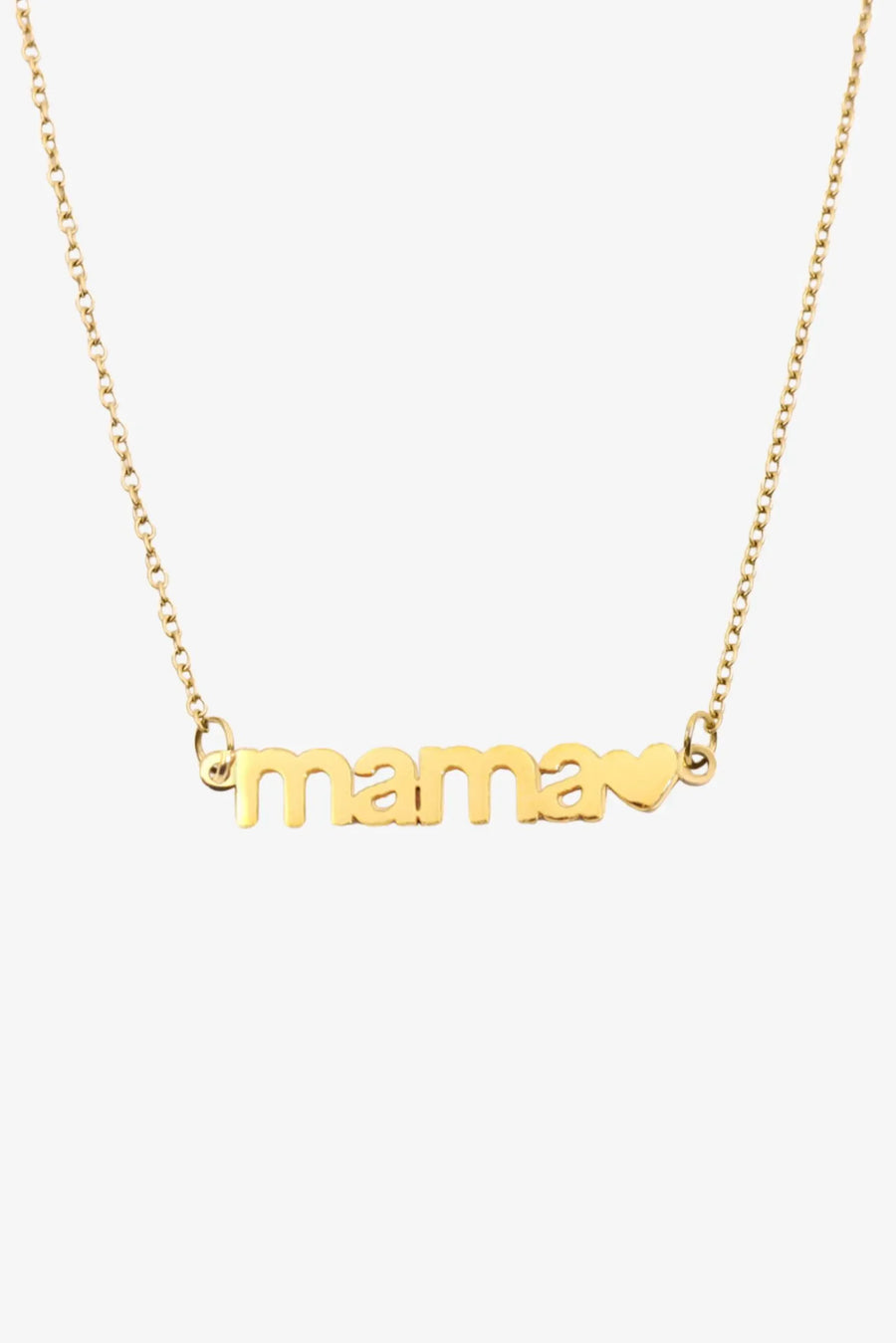 “Mama” Necklace – 18k Gold Plated Stainless Steel - Glamourous Grace