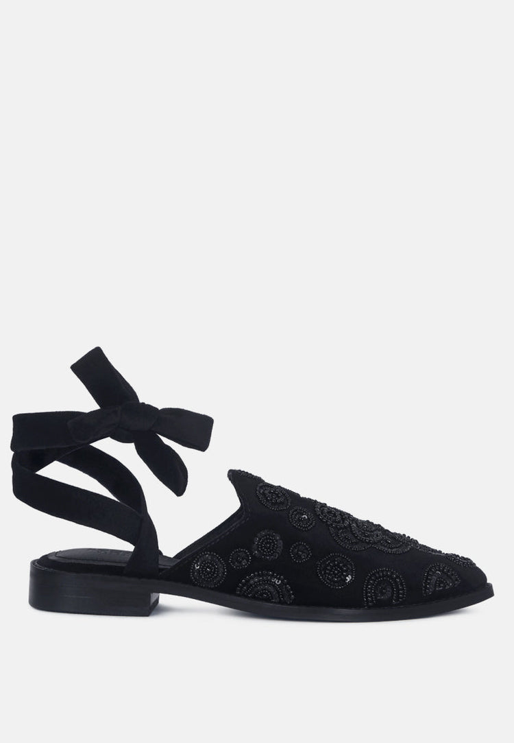Mande Embroidered Mules - Glamourous Grace