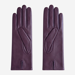 Marcella (brown) - Unlined women’s lambskin leather gloves - Glamourous Grace