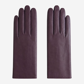Marcella (brown) - Unlined women’s lambskin leather gloves - Glamourous Grace