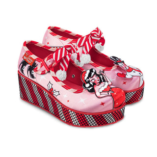 Betty Claus Women's Mary Jane Platforms