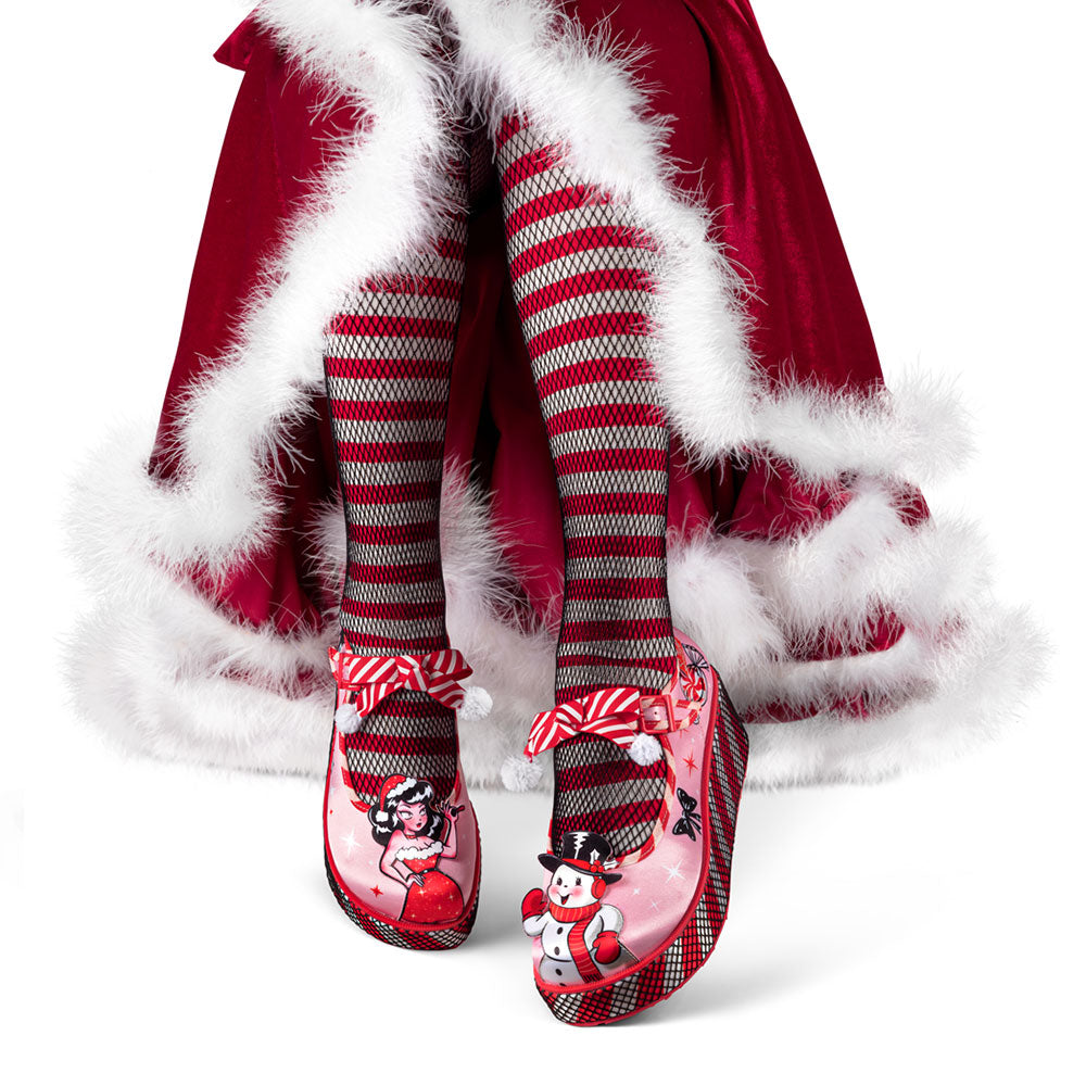 Betty Claus Women's Mary Jane Platforms - Glamourous Grace