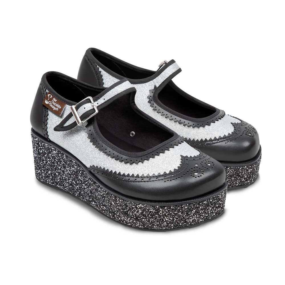 Havana Glitter Women's Mary Jane Platforms - Glamourous Grace