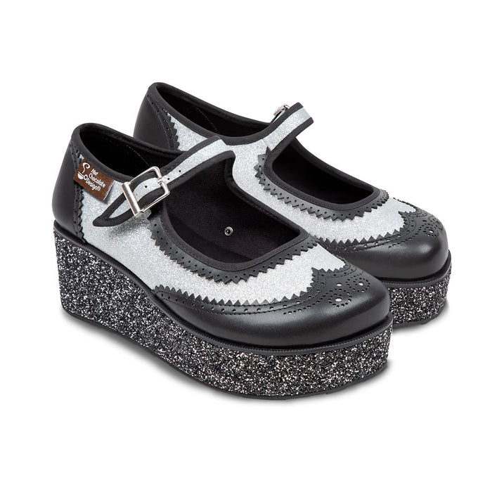Havana Glitter Women's Mary Jane Platforms