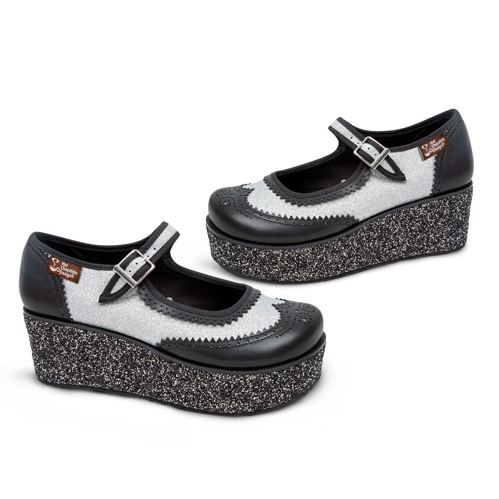 Havana Glitter Women's Mary Jane Platforms - Glamourous Grace