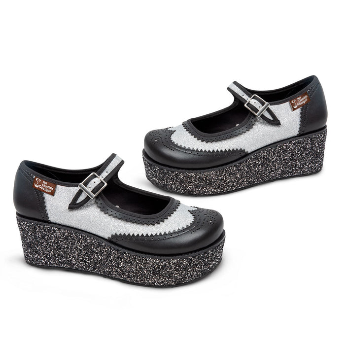 Havana Glitter Women's Mary Jane Platforms