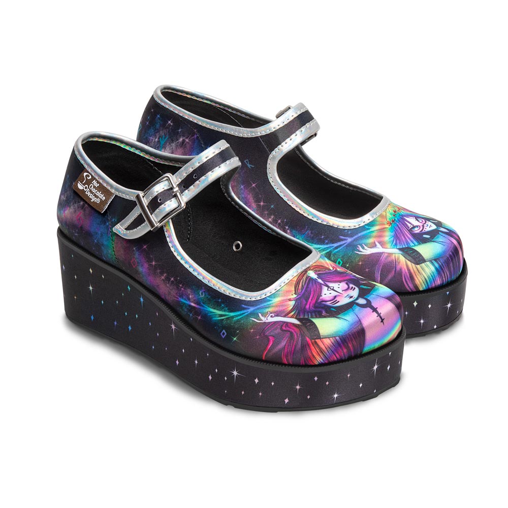 Pagan Spirit Women's Mary Jane Platforms - Glamourous Grace