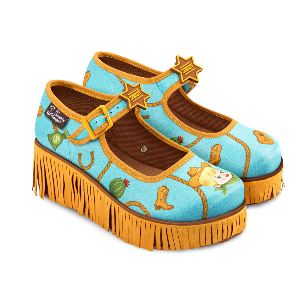 Sheriff Women's Mary Jane Platforms - Glamourous Grace