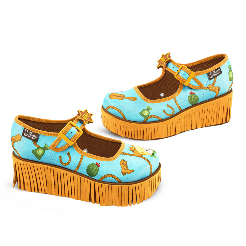 Sheriff Women's Mary Jane Platforms - Glamourous Grace
