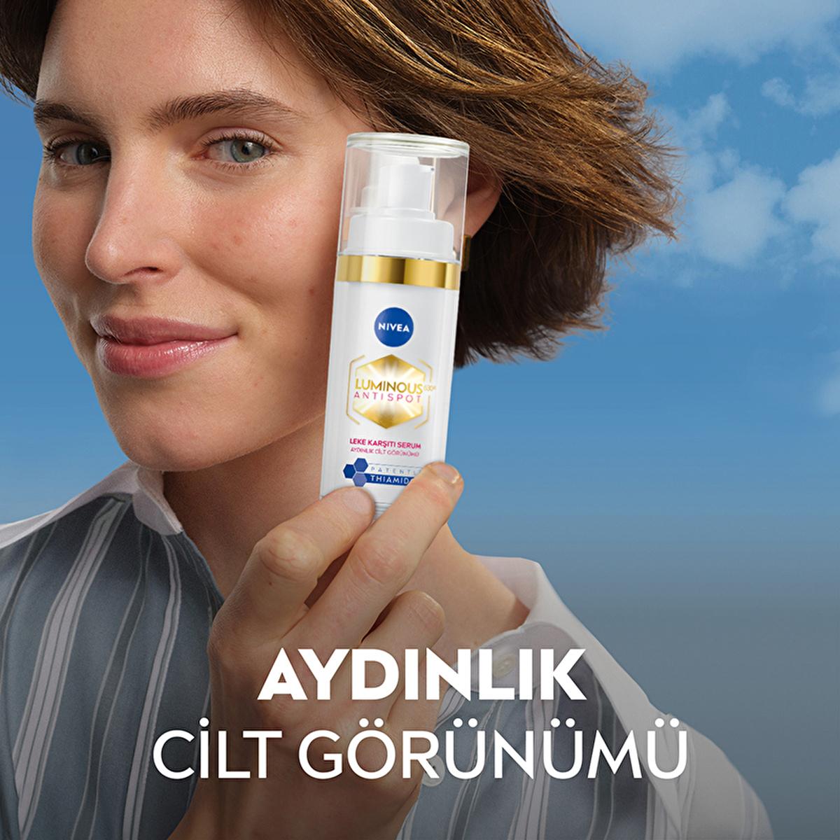 Nivea Luminous630 Anti-Spot Serum for Face - Reduces Dark Spots, Hydrates Skin - Glamourous Grace