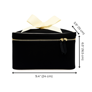 Medium Box Makeup & Toiletry – Black - Glamourous Grace