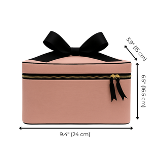 Medium Box Makeup & Toiletry – Pink/Blush - Glamourous Grace