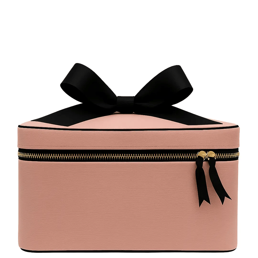Medium Box Makeup & Toiletry – Pink/Blush - Glamourous Grace