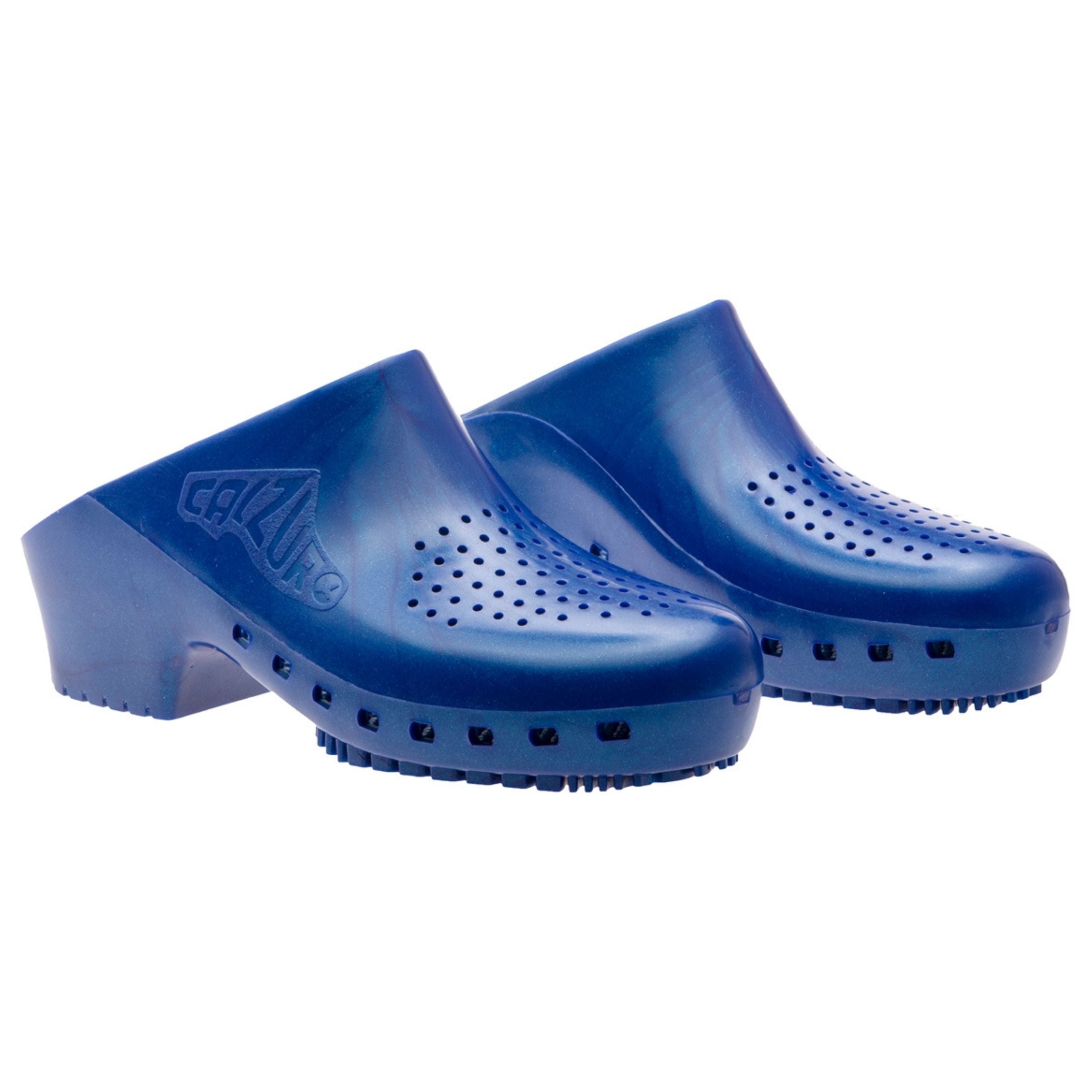 Calzuro Classic With Holes Metallic Blue - Glamourous Grace