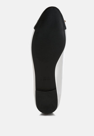 Minato Two Tone Ballet Flats