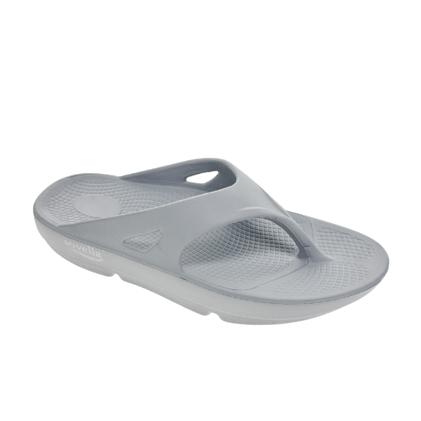 Sovella Active Recovery Sandals Women's PF Thong Light Grey - Glamourous Grace